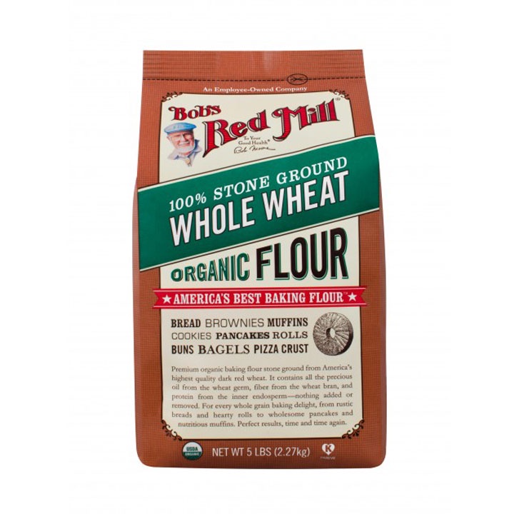 Bột mì Bob's Red Mill của Mỹ chính hãng - Bột mì nguyên cám/ đa dụng/ hữu cơ 2.27kg