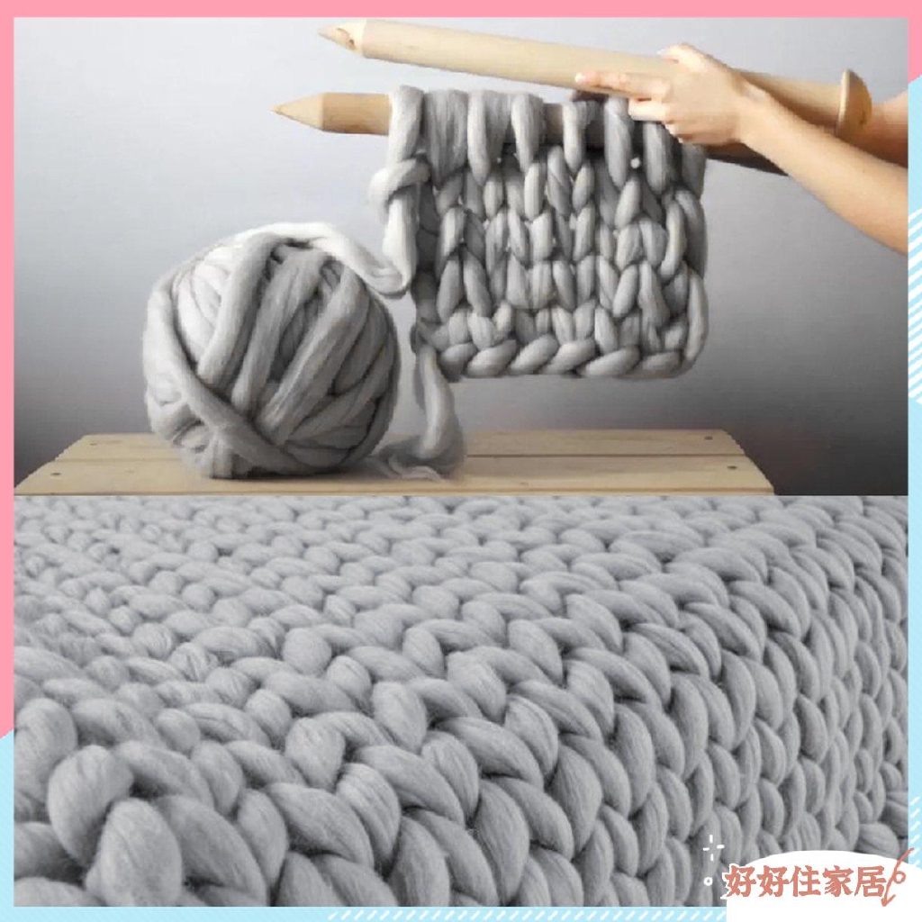 Chăn đan len sợi tỏ dày dặn thoải mái ấm áp