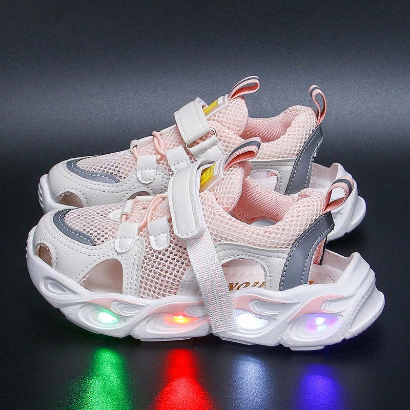 Sandal Phối Lưới Thoáng Khí Thời Trang Mùa Hè 2022 Cho Bé Gái