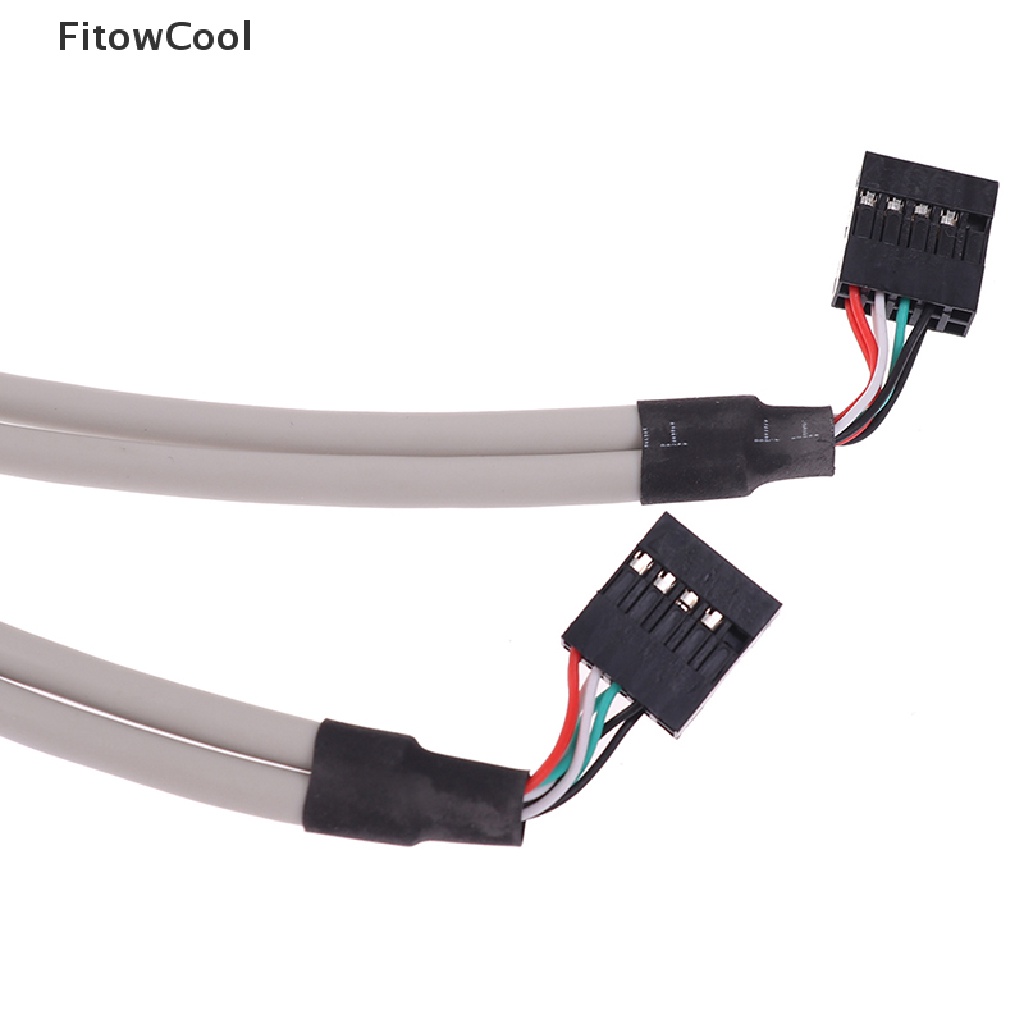 Cáp mở rộng giá đỡ bảng điều khiển PC QDD 4 cổng Usb 2.0 sang giắc mạch chính 9 pin