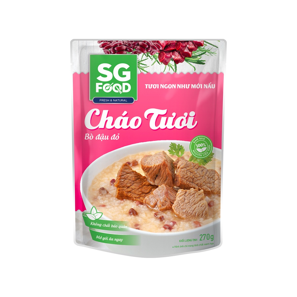 Cháo tươi Deli SG FOOD 240g  HSD 12/2023