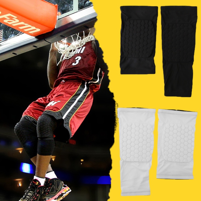 Đệm Bảo Vệ Đầu Gối Hình Tổ Ong Chống Trượt Chống Va Chạm Khi Chơi Bóng Rổ