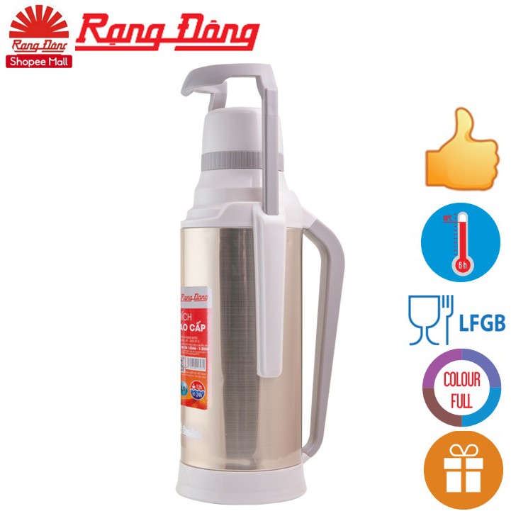 Phích đựng nước 2 lít INOX Rạng Đông cao cấp - RD2035 ST1.E