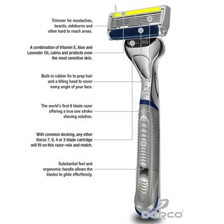 DAO CẠO RÂU DORCO PACE6 (6 lưỡi) NHẬP MỸ