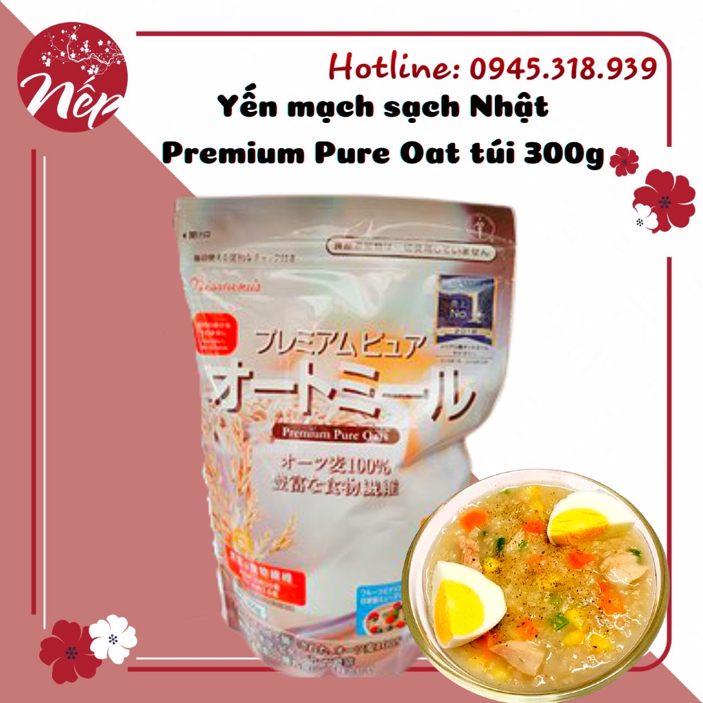 Yến mạch nguyên chất Nishokus Nhật Bản