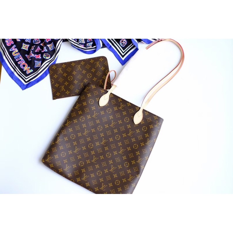 Túi xách nữ da thật cao cấp Louis Vuitton LV Carry It Monogram Reverse hàng 1-1 vip kèm ví mini