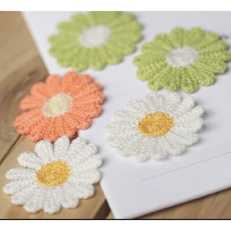 Kẹp tóc cho bé ❤️37 SALE❤️Kẹp tóc hình bông hoa và con vật đan len siêu dễ thuơng cực kì tỉ mỉ Cặp cho bé siêu xinh