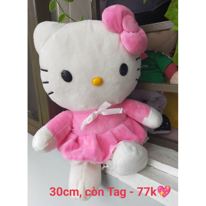 Hello Kitty váy hồng size to 30cm, còn tag - 77k🥰🥰🥰