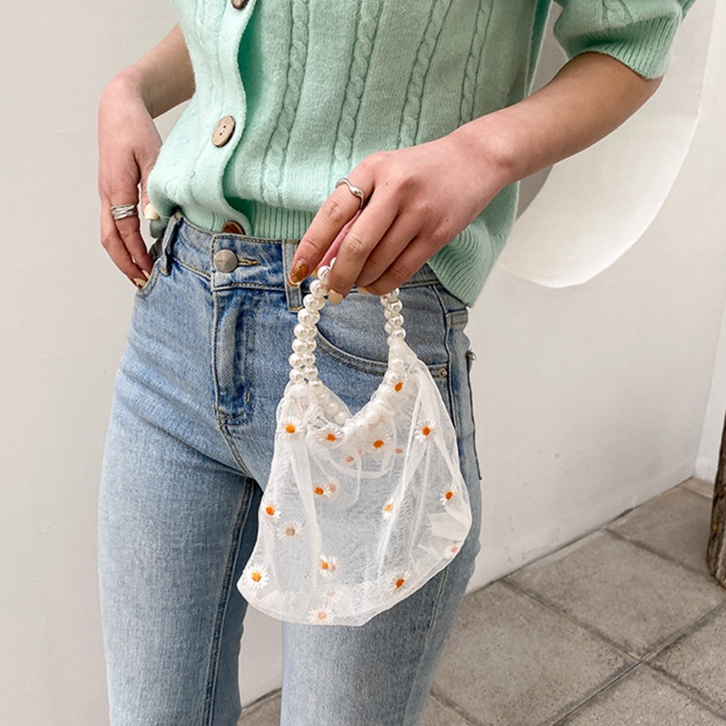 Túi Xách Tay Thêu Hoa Dễ Thương Dành Cho Nữ