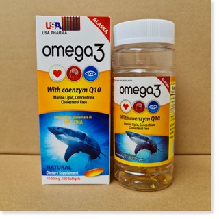 (CHÍNH HÃNG) VIÊN UỐNG DẦU CÁ ALASKA OMEGA 3 TỐT CHO MẮT, TIM, NÃO - HỖ TRỢ ĐẸP DA - GIẢM NGUY CƠ MẮC BỆNH TIM MẠCH - OM