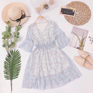 Đầm hoạ tiết