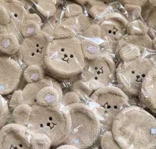 Móc khóa gấu jelly bubble