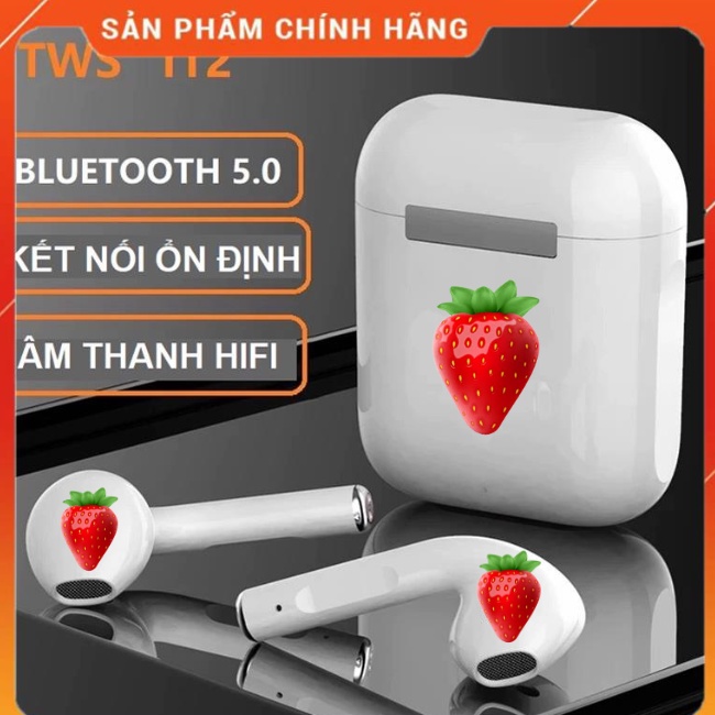 Tai nghe Bluetooth l12 TWS 5.0, Tai nghe không dây cảm ứng nhạy, âm thanh chuẩn HIFI dùng cho IOS, Android và PC