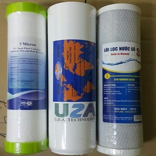 Combo 3 Lõi Lọc Nước Số 1+2+3(Loại Tốt)