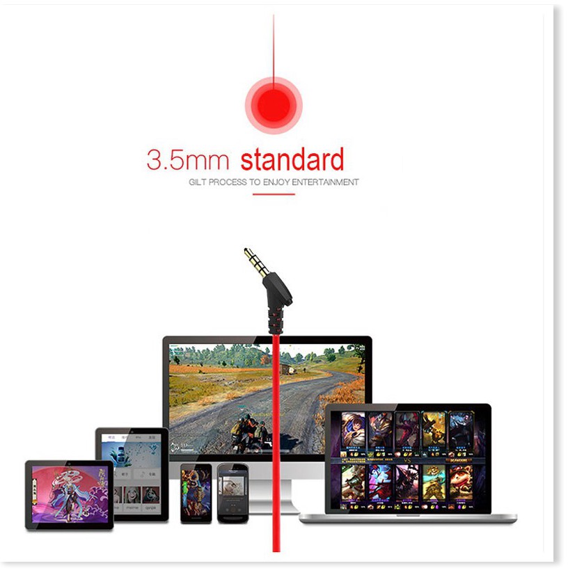 Tai nghe Gaming G-901 chuẩn Type-C/3.5 mm có Mic âm thanh chuẩn Stereo chuyên Game Mobile, PC PUBG/ROS/FreeFire