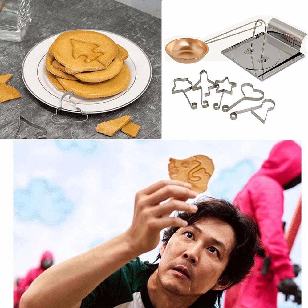 Khuôn Cắt Bánh Quy Hình Tròn / Ngôi Sao Bằng Thép Không Gỉ Dùng Hóa Trang Nhân Vật Nicolas