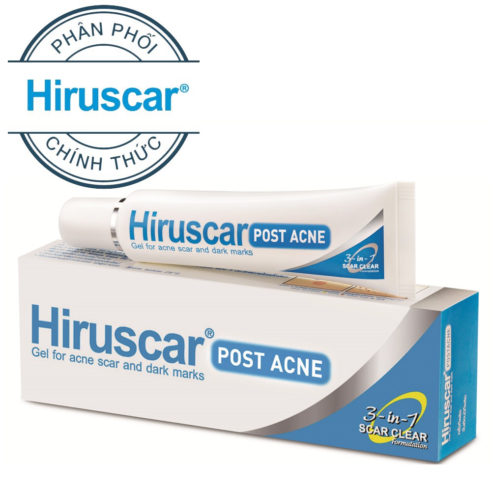 Hiruscar Post Acne 10gram - kem hỗ trợ cải thiện sẹo hiệu quả