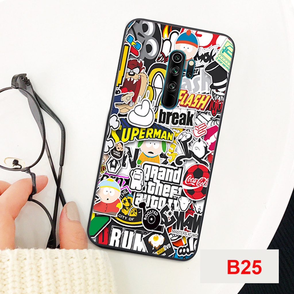 ỐP LƯNG XIAOMI REDMI 8- REDMI NOTE 8 PRO - REDMI 9 DREW HUASE HỌA TIẾT ĐƯỜNG PHỐ CHẤT LƯỢNG CAO GIÁ RẺ