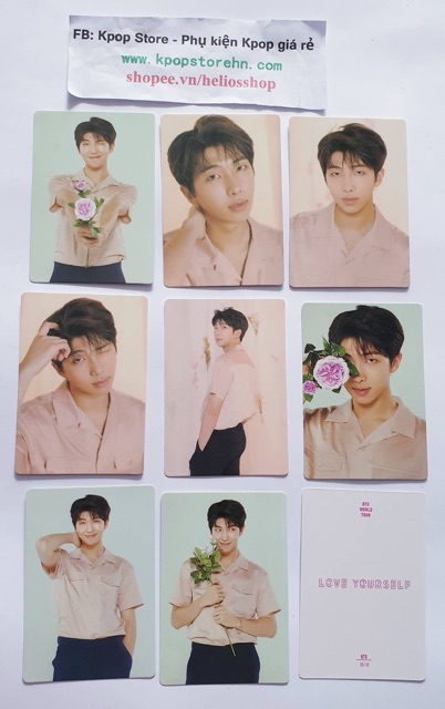 Card BTS Love Your Self world tour 1 sét