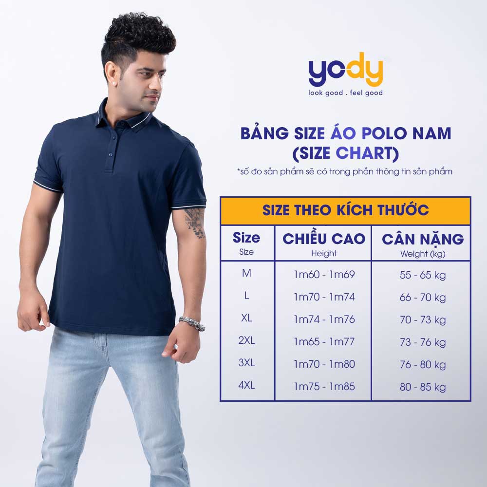 [Mã WABRYD221 giảm 10% đơn 250K] Áo thun polo nam YODY airycool cổ bẻ cao cấp thoáng mát chuẩn form APM3959 | BigBuy360 - bigbuy360.vn