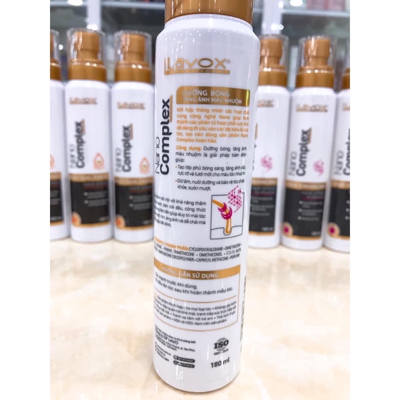 XỊT DƯỠNG BÓNG TĂNG ÁNH MÀU NHUỘM NANO COMPLEX - COLOR PROTECT