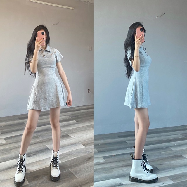 [Mã SKAMA06 giảm 8% tối đa 50K đơn 250K] [AITHEE] Váy cổ Polo | BigBuy360 - bigbuy360.vn