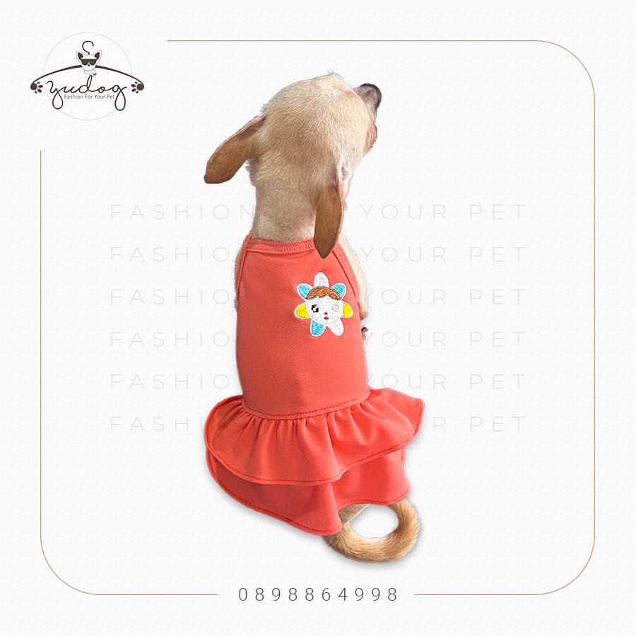 Đầm dây thun cho thú cưng chó mèo yudog