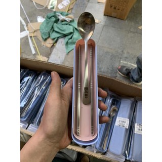 [HANG HOT] Bộ thìa, đũa cá nhân cao cấp cho bé