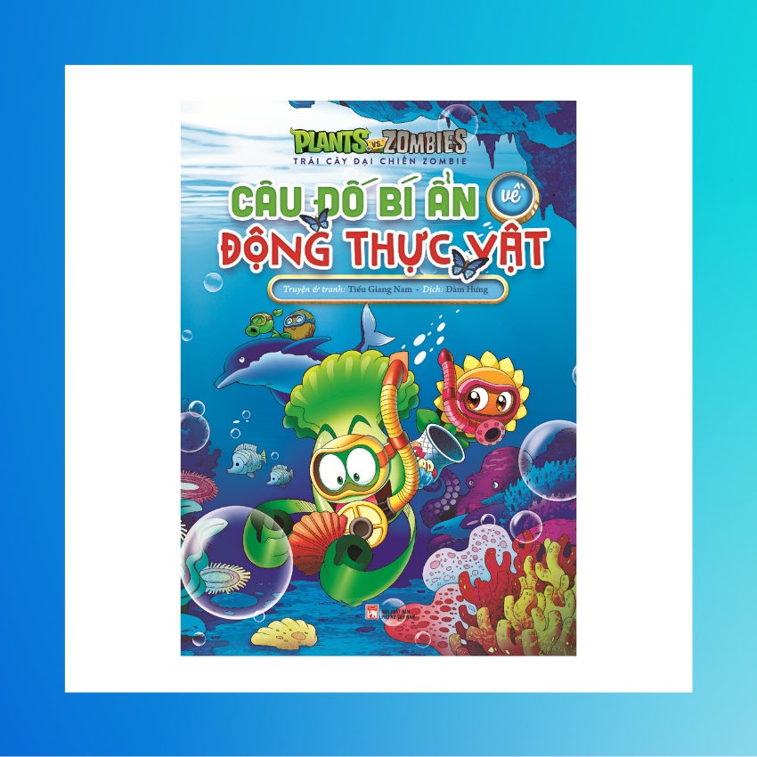 Sách - Trái Cây Đại Chiến Zombie - Câu Đố Bí Ẩn Về Động Thực Vật