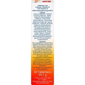 Viên uống bổ sung Canxi Calcium Vitamin D3 1200mg Doppelherz Aktiv - Hộp 30 Viên - Hàng nội địa Đức
