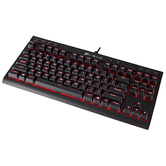 Bàn phím cơ máy tính chơi game có dây - Corsair K63 MX Red Switch - Hàng Chính Hãng