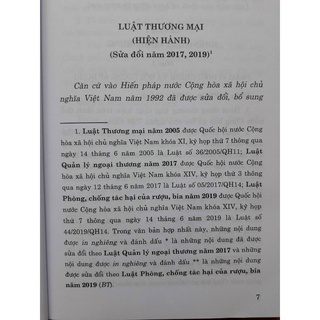 Sách-Luật Thương Mại (Hiện Hành) (Sửa Đổi Năm 2017, 2019)