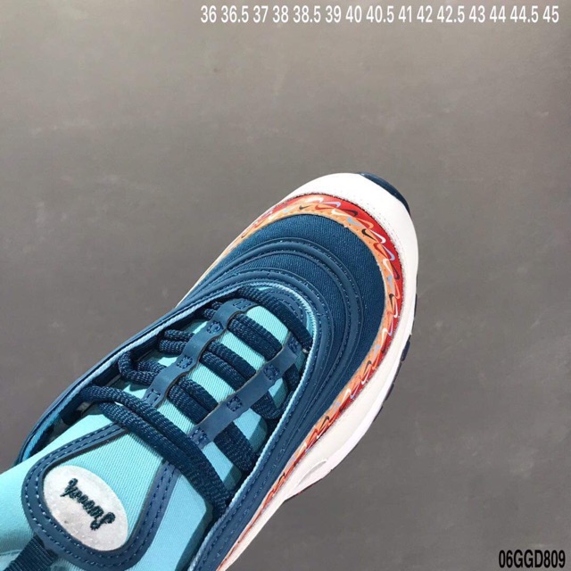 Giày Nike Air Max 97 cải tiến chữ Swoosh xanh biển