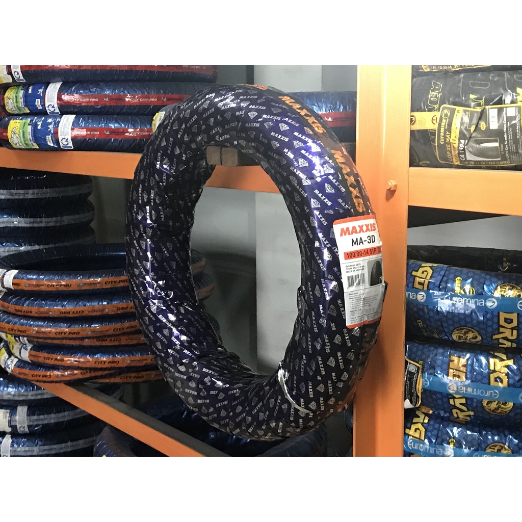 Vỏ Maxxis 80-90-100/90/14 3D Bánh Trước/Sau Airblade, Click, Vario, Vision, Pcx cũ và Bánh Sau SH mode đầu - Không Ruột