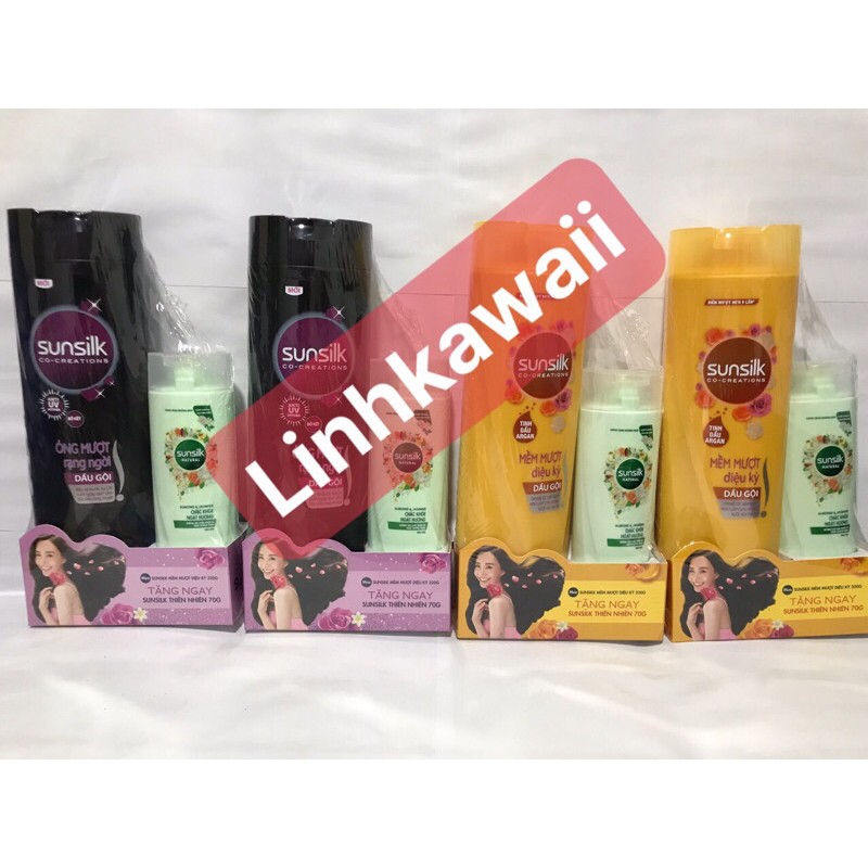 MUA 1 TẶNG 1 Dầu gội Sunsilk 320gr tặng dầu gội 70g hương hoa