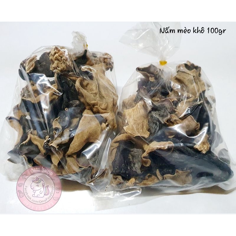 Nấm Mèo  / Wood-Ear Mushroom 100gr ~ 300gr  - giao hàng toàn quốc