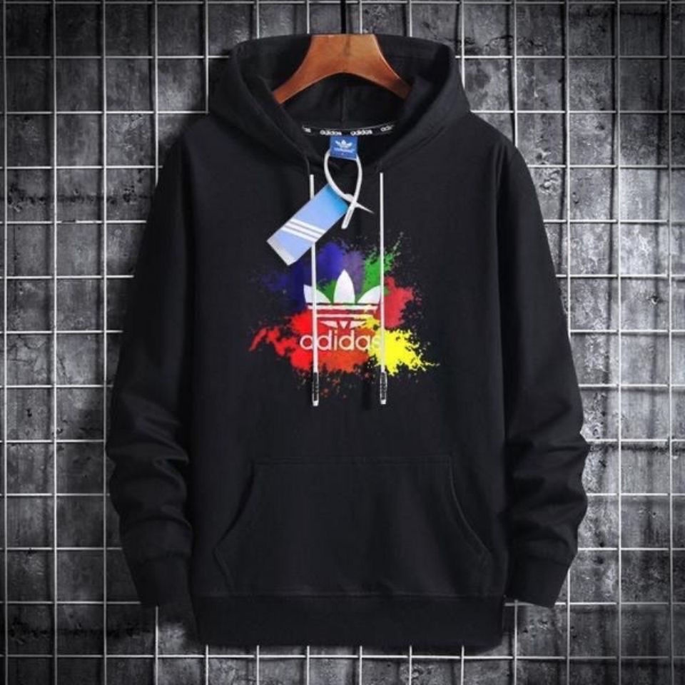 ! Adidas! Áo hoodies thiết kế mới năng động thời trang mùa thu dành cho cả nam và nữ