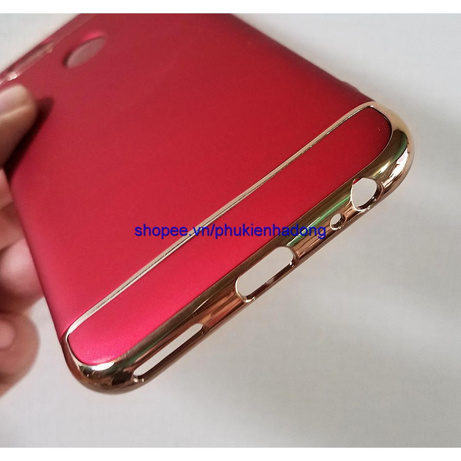 [Freeship toàn quốc từ 50k] Ốp lưng 3 mảnh Xiaomi Mi A1 - Xiaomi Mi 5X viền vàng (Đỏ)