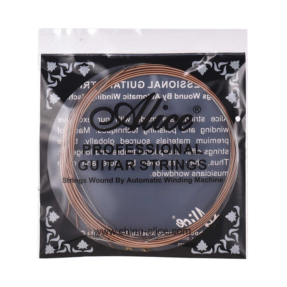 Bộ 6 dây Guitar Acoustic Phosphor Bronze  Alice AW436,  AW436 Acoustic Guitar String Set, Phosphor Bronze