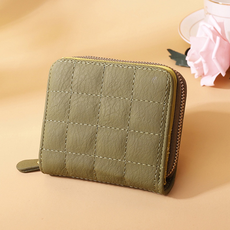 Ví Mini Có Khóa Kéo Thêu Họa Tiết Xinh Xắn Cho Nữ JP5