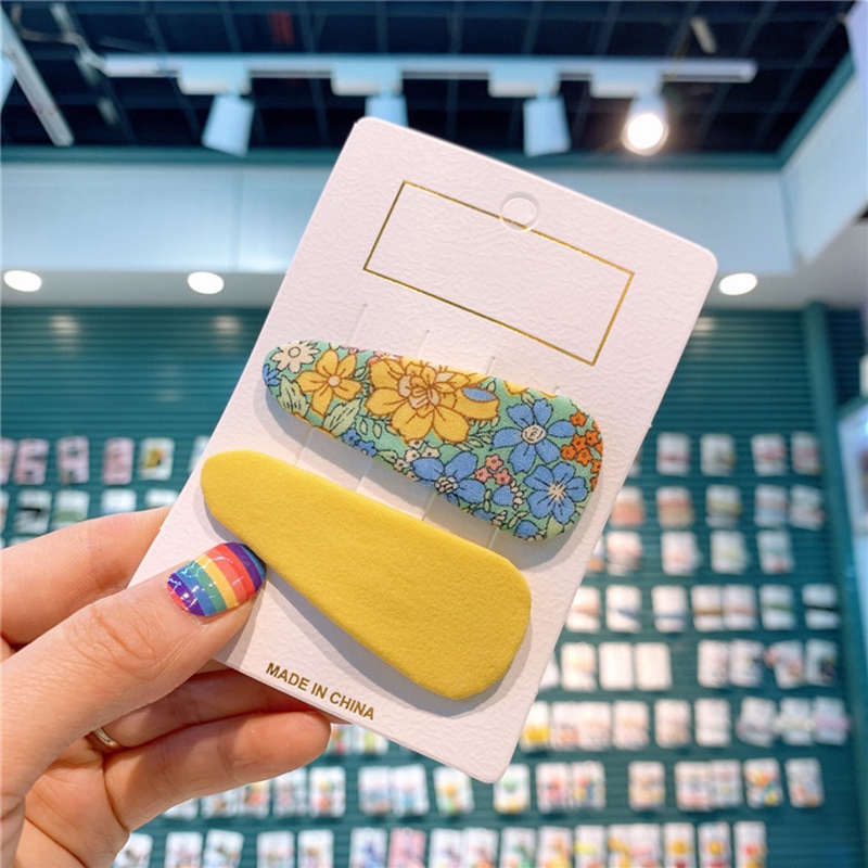 Kẹp Tóc Vải Hoa Xinh Xắn Dành Cho Bé Gái