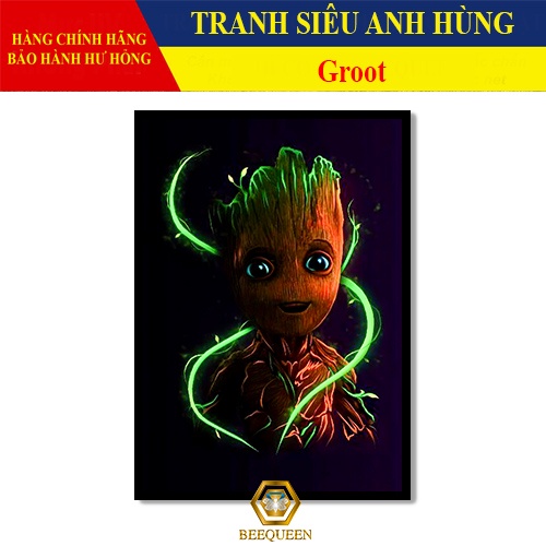 [MS1-25] Tranh Siêu Anh Hùng Người Cây - Groot