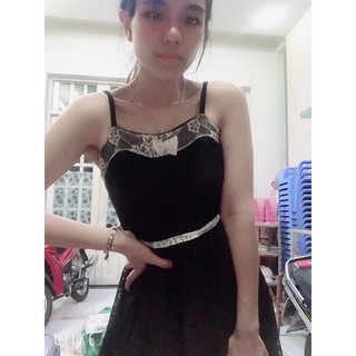ĐẦM XOÈ 2 DÂY REN