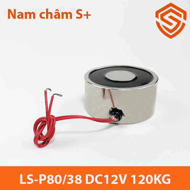 Nam châm điện LS-P80/38 12V 120KG