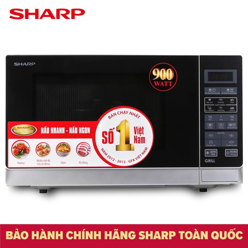 Lò vi sóng Sharp R-G572VN-S 25 Lít Công suất 900W