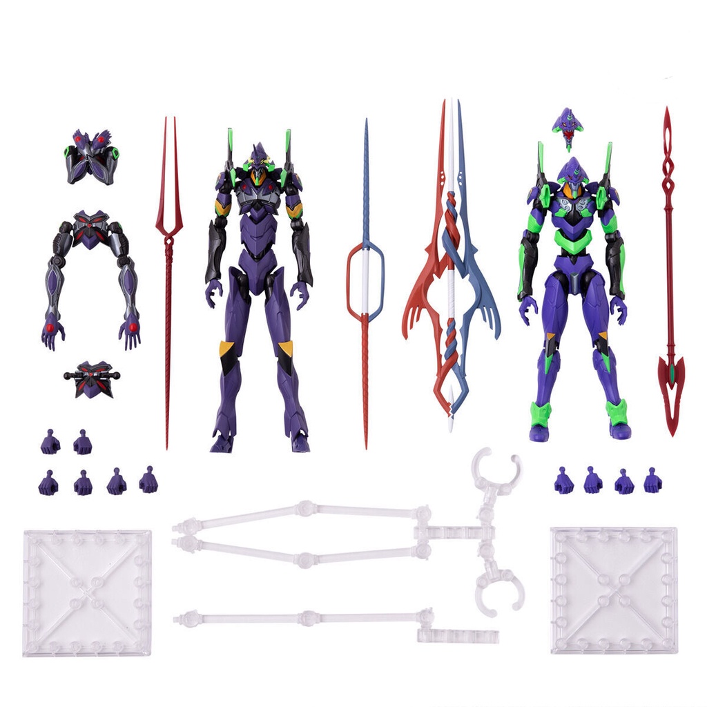 Mô hình lắp ráp EVA FRAME Evangelion NEW Theatrical Edition: Unit 01 VS Unit 13 SET