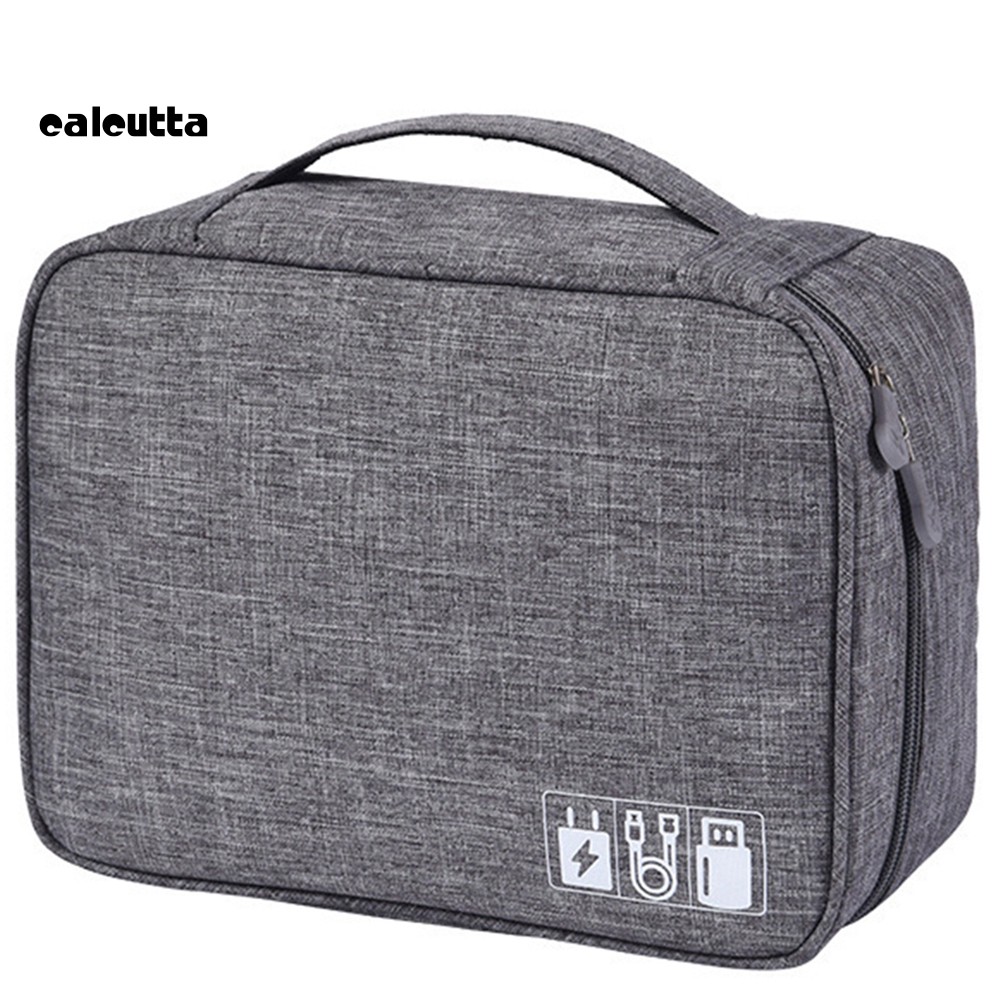 ✡YYS✡Travel Earphone Data Cable Digital Camera Charger Storage Bag Toiletry Organizer