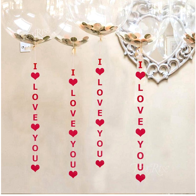 Dây treo bong bóng dài nhiều mẫu tùy chọn lấp lánh dành cho trang trí tiệc sinh nhật