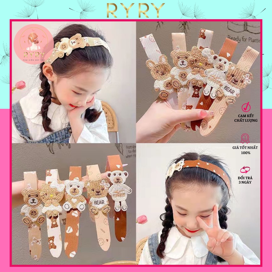 Cài Dán Tóc Siêu Dễ Thương Xinh Xắn Cho Bé Gái