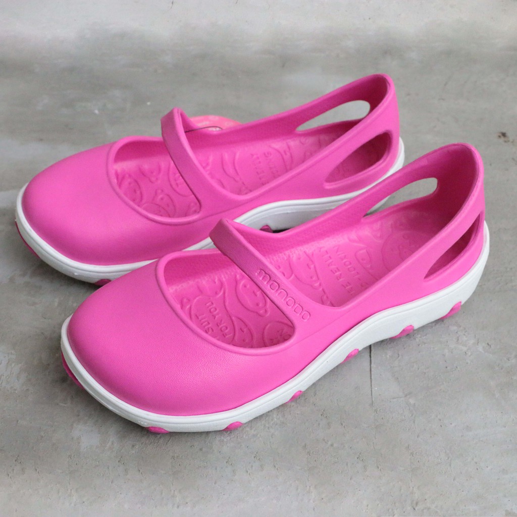 Giày Thái Lan bé gái Monobo Tammy Kids – Hồng đậm - Giày Nhựa Chuyên Dụng Đi Mưa Thời Trang, Chống Trơn Trượt - NDT